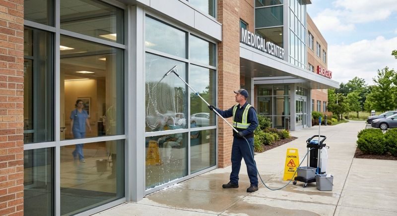 Hospital Window Washing in Newark, DE