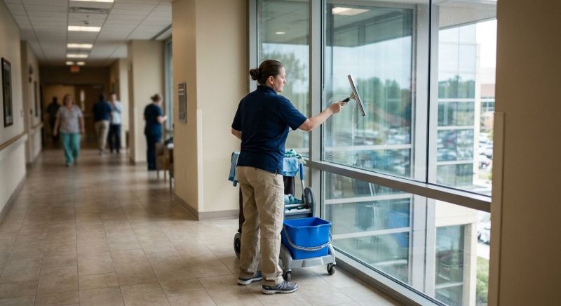 Medical Center Window Cleaning in Newark, DE
