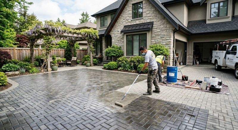 Sidewalk Concrete Sealing in Renton, WA