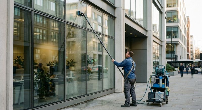 Strip Mall Window Cleaning in Denver, CO