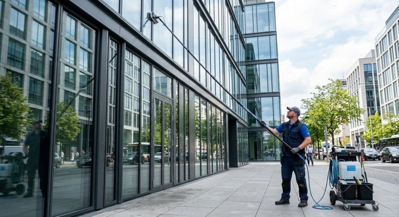 Strip Mall Window Cleaning in Denver, CO