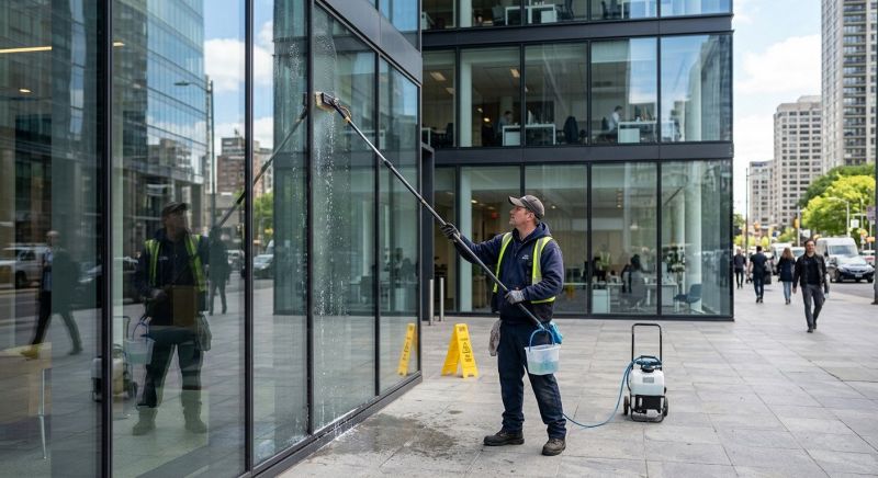 Office Building Window Washing in Mobile, AL