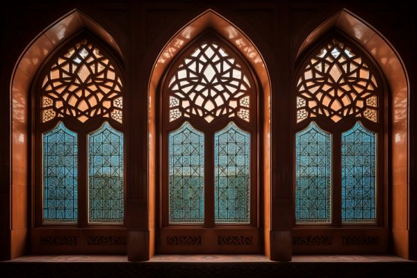 Mosque Window Washing